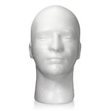 Αρσενικό Styrofoam Foam Mannequin Stand Model Head Head